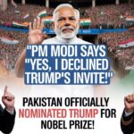 pm modi rejects trump's invitation