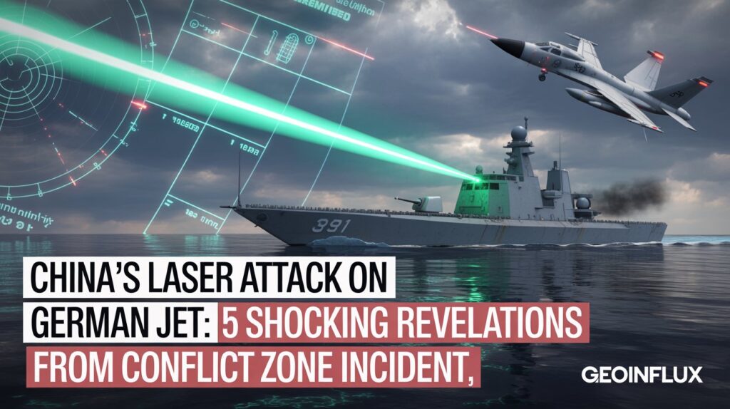 China's laser attack on German jet