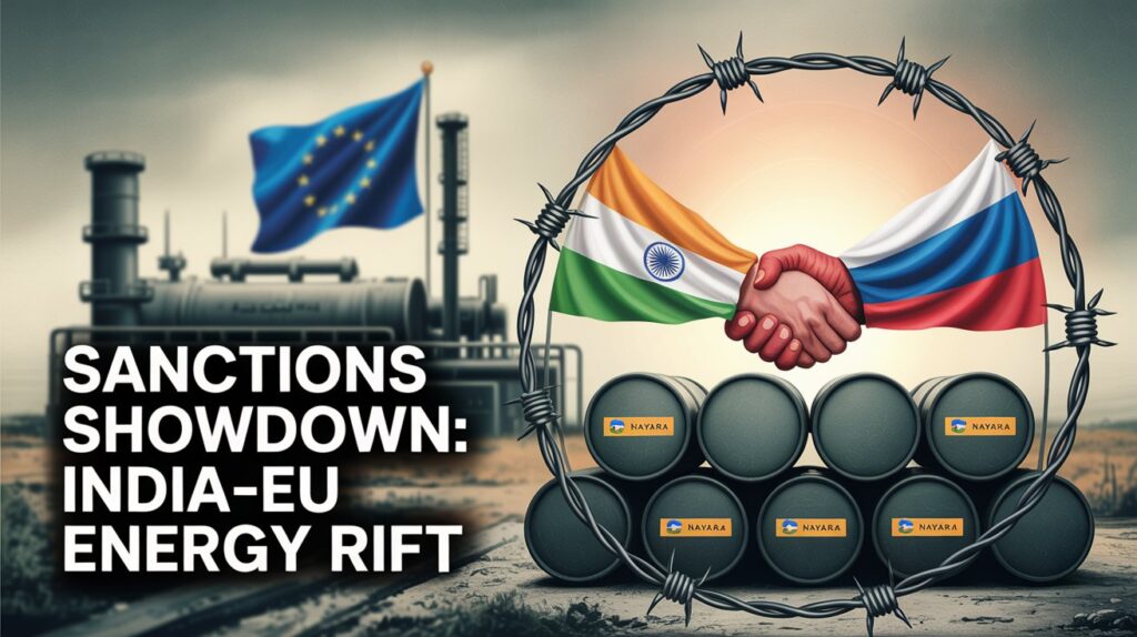 EU India Sanctions Showdown: Nayara Refinery Hit in Power Move Over Russian Oil Ties.