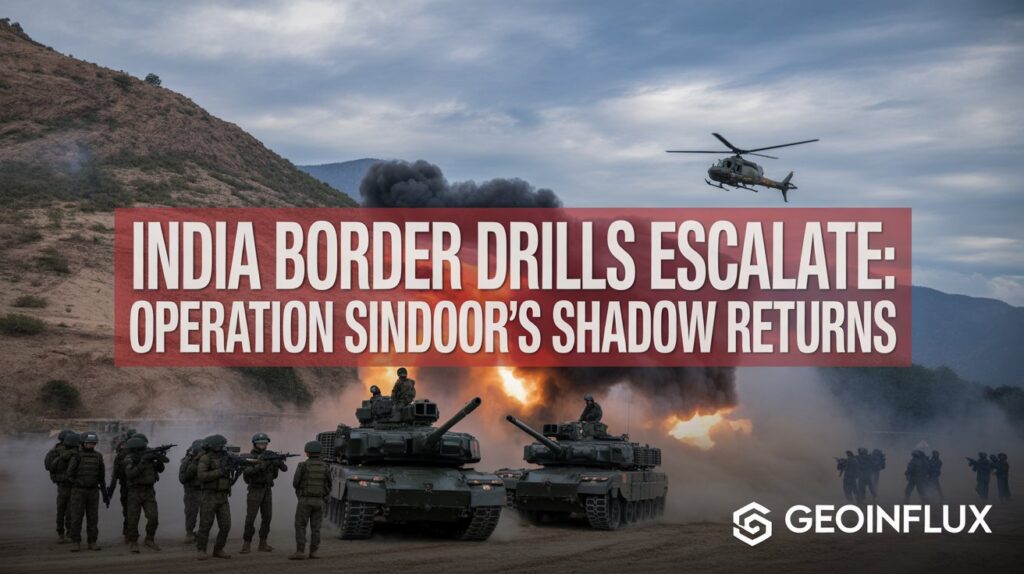 India Border Military Drills Escalate 5 Bold Moves as Operation Sindoor’s Shadow Deepens GeoInflux