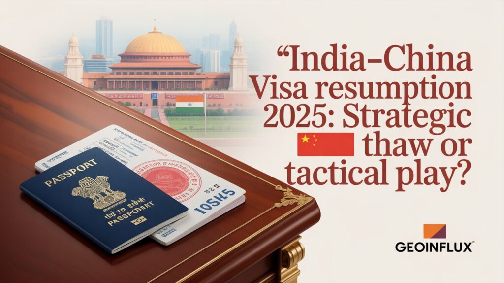 India-China Visa Resumption Marks a Turning Point in 2025