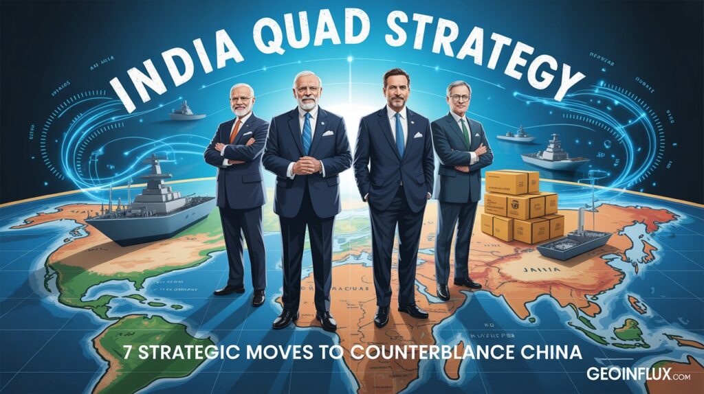India QUAD strategy A Strategic Chessboard in the Indo-Pacific