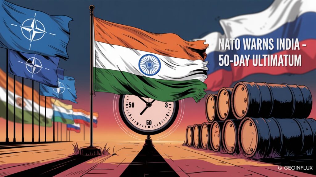 NATO Warns India 50-Day Ultimatum Sparks Global Crisis Over Russia
