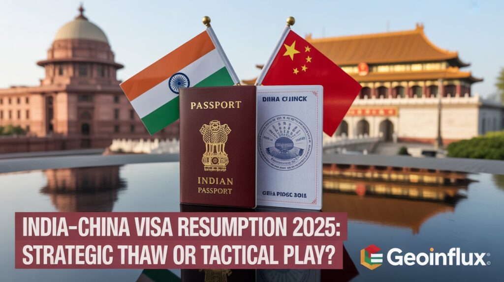 The India-China Visa Resumption 2025 Bold Diplomatic Shift Sparks Global Reactions GeoInflux