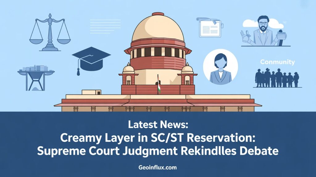 Creamy Layer in SCST Reservation Latest News Supreme Court Judgment Rekindles Debate