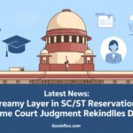 Creamy Layer in SCST Reservation Latest News Supreme Court Judgment Rekindles Debate