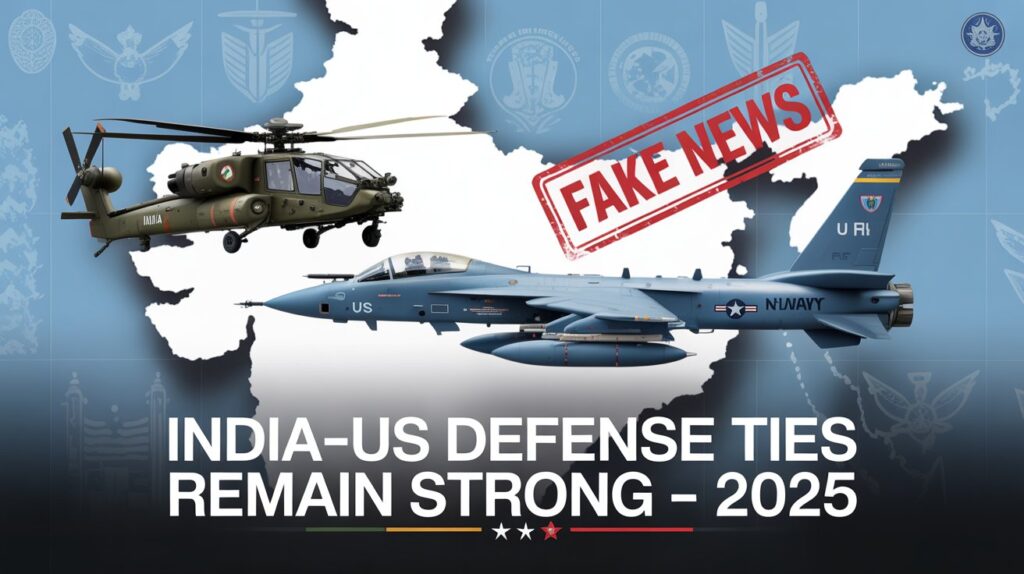 Fake News Alert India US Defence Agreements 2025 Still Active Amid Weapon Boycott Rumors