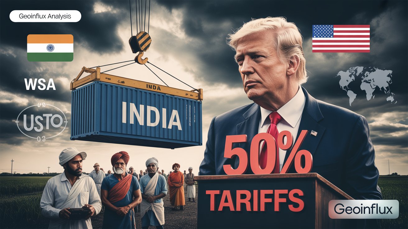 India US Trade War Trump Tariffs Surge to 50% in 2025 – Strategic Fallout | GeoInflux Analysis