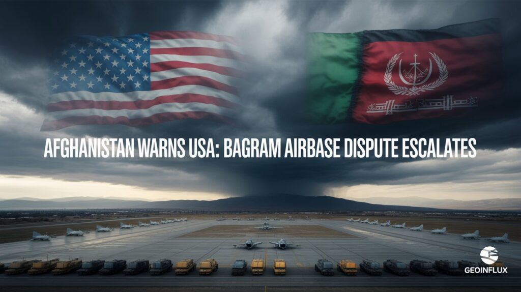 Afghanistan Warns USA Taliban Explosive Warning Over Bagram Airbase