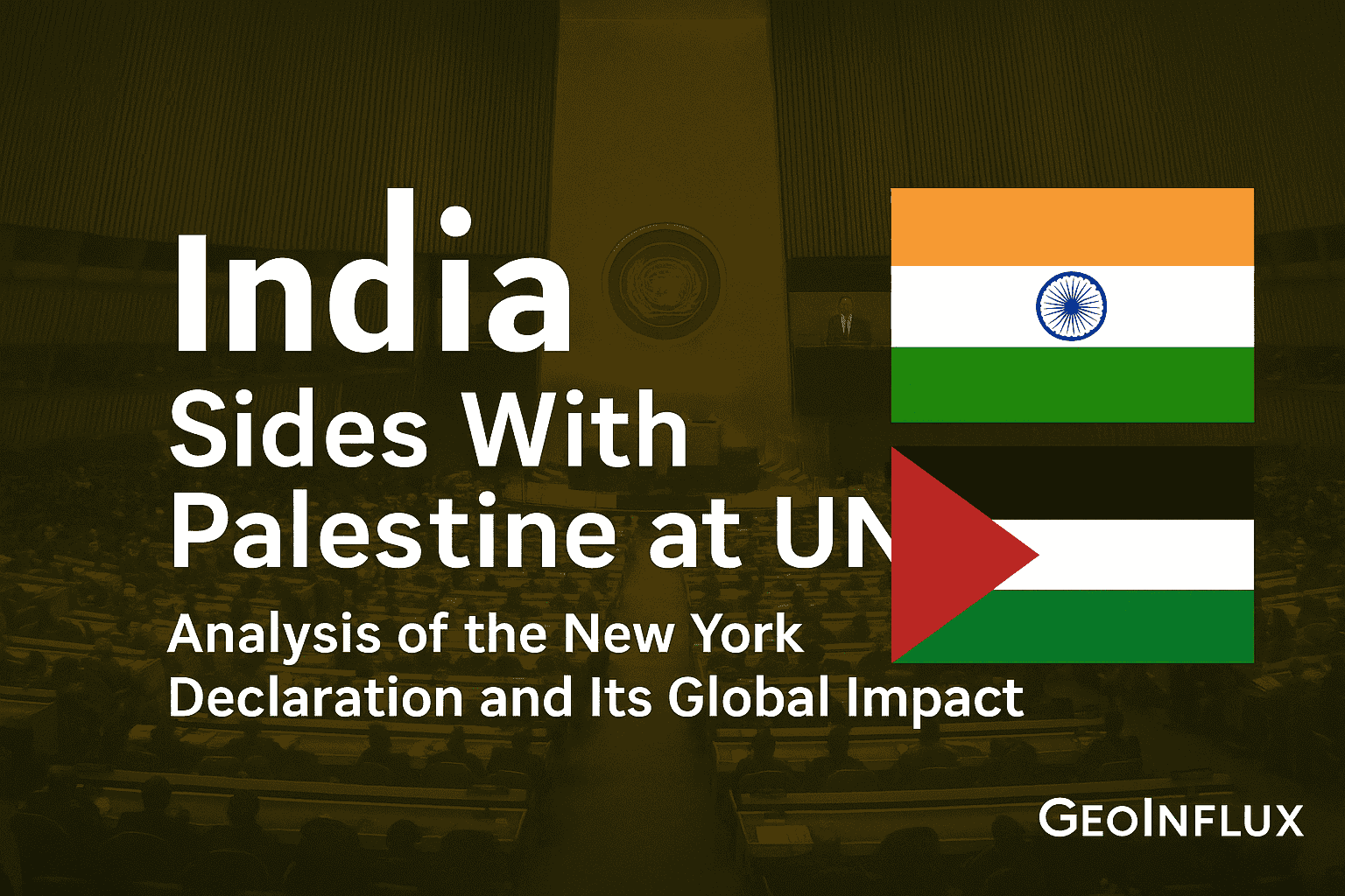 India Sides With Palestine at the UN What Does the New York Declaration 2025 Mean for Global Diplomacy