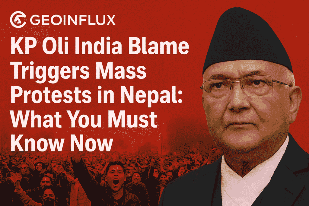 KP Oli India Blame Game Triggers Mass Protests in Nepal
