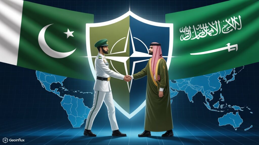 Saudi Arabia and Pakistan leaders signing mutual defence pact – Islamic NATO concept