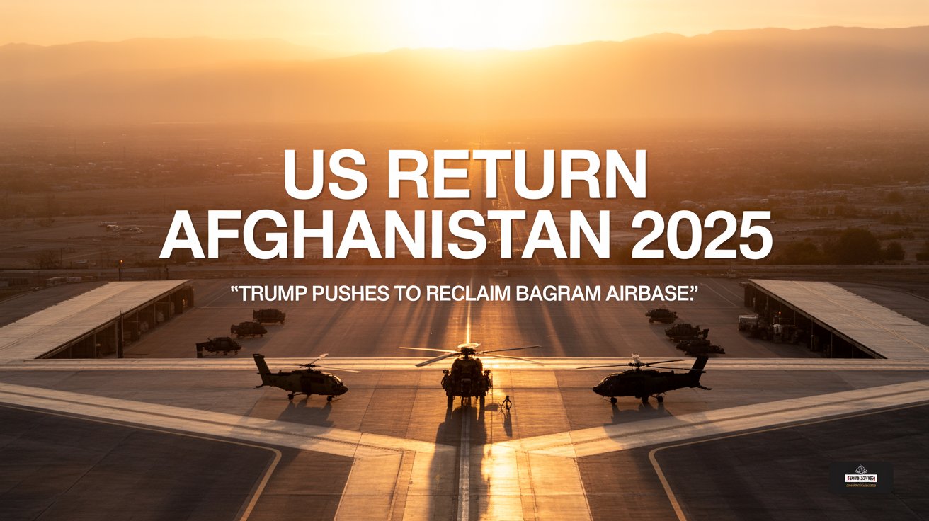 US Return to Afghanistan 2025 Trump Pushes to Reclaim Bagram Airbase, Strategic Fallout