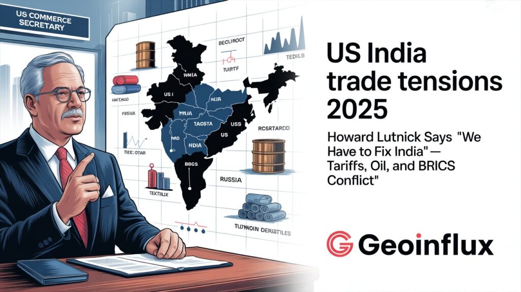 What Sparked the US India Trade Tensions 2025