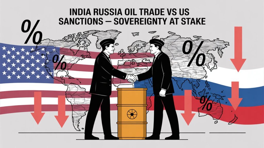 India Russia oil trade US sanctions sovereignty