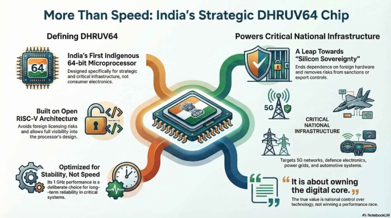 dhruv64-indigenous-64-bit-risc-v-chip-india-tech-sovereignty