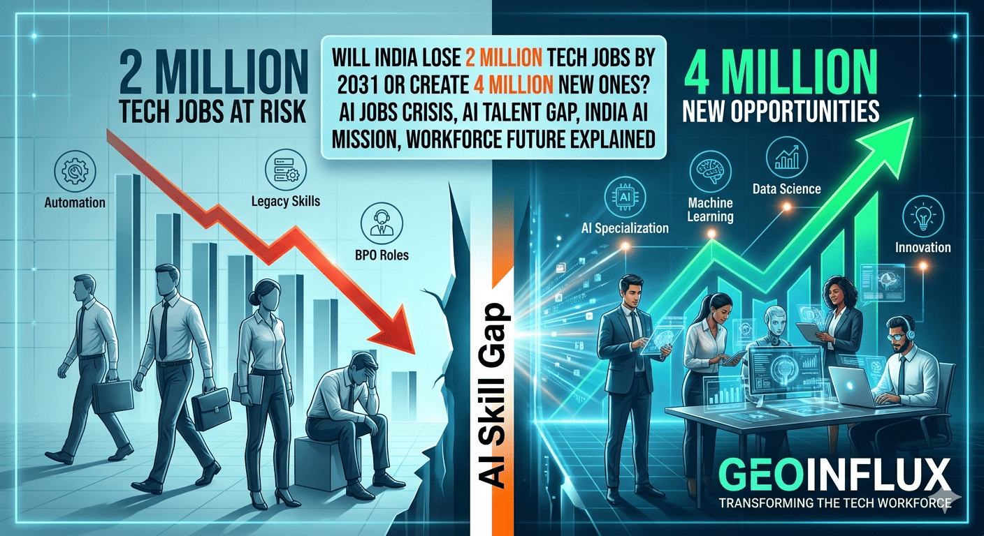 India AI Mission Will India Lose 2 Million Tech Jobs or Create 4 Million New Ones by 2031